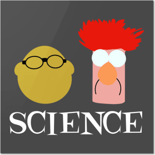 Science with Bunsen and Beaker Posters and Art